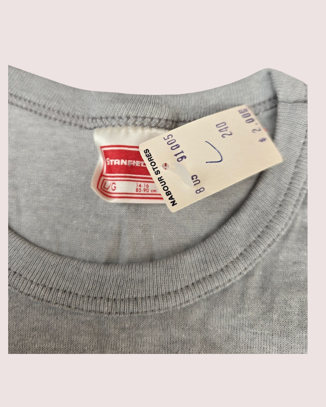 Deadstock vintage Stanfield single stitch tees 10-16Y