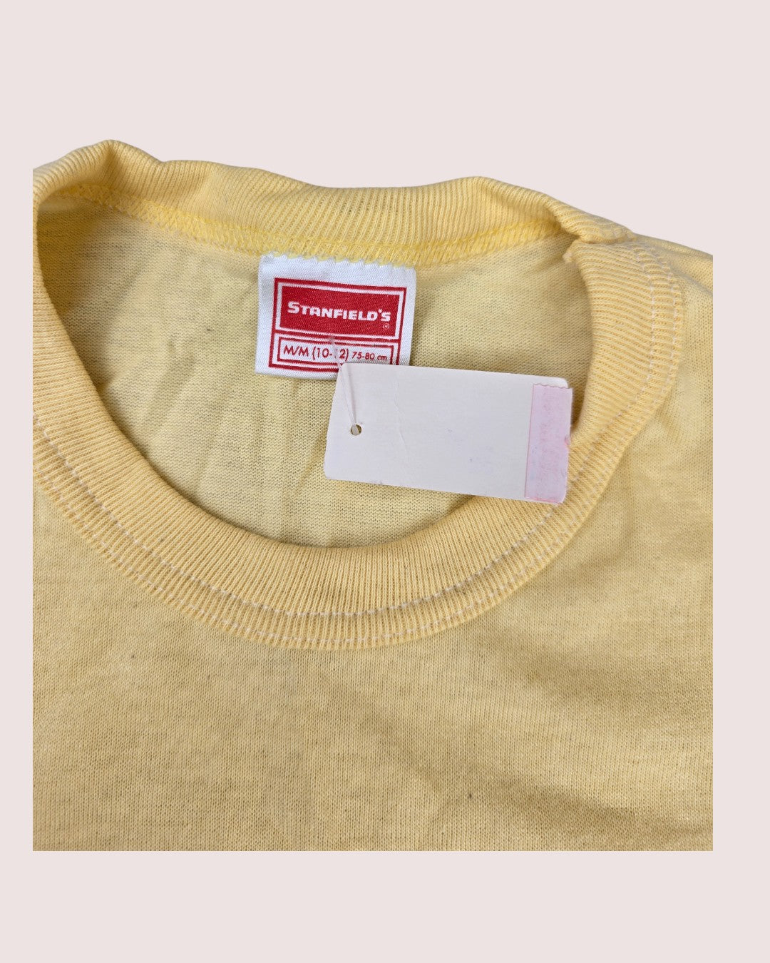 Deadstock vintage Stanfield single stitch tees 10-16Y