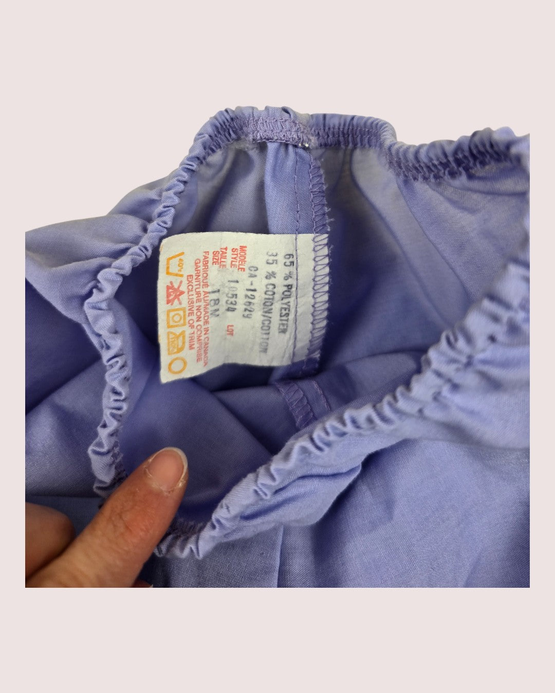 Vintage dress/top and bloomer set 12-18m