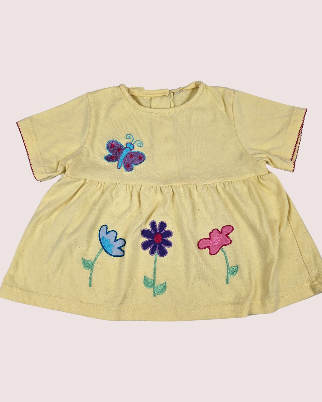Vintage dress/top and bloomer set 12-18m
