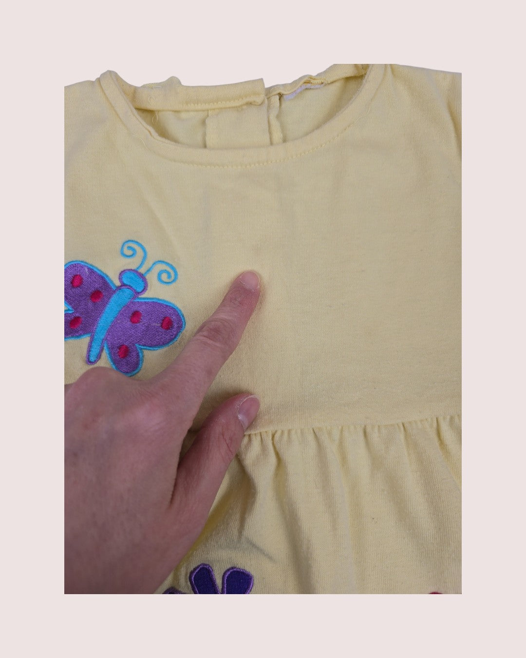 Vintage dress/top and bloomer set 12-18m