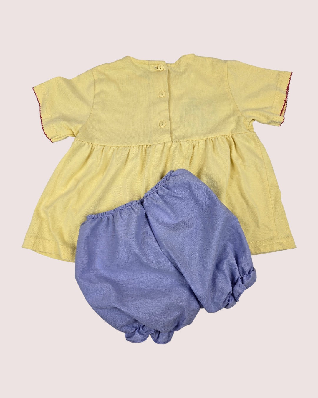Vintage dress/top and bloomer set 12-18m