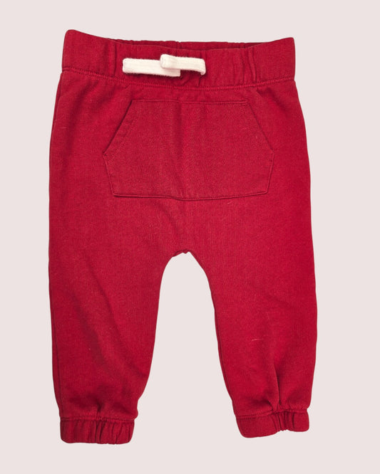 Rise Little Earthling Red joggers 9-12m
