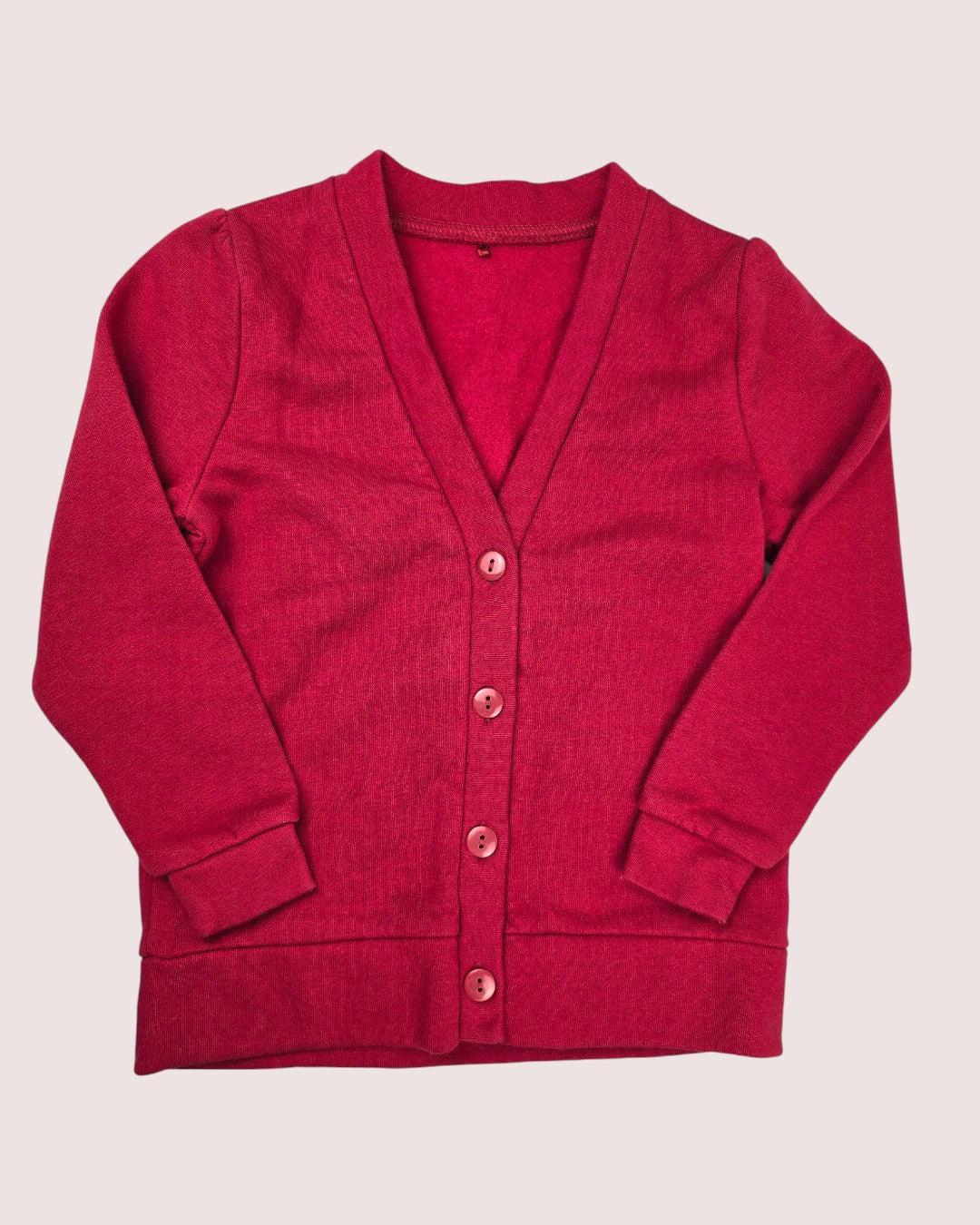 Red cardigan Tagged 5-6
