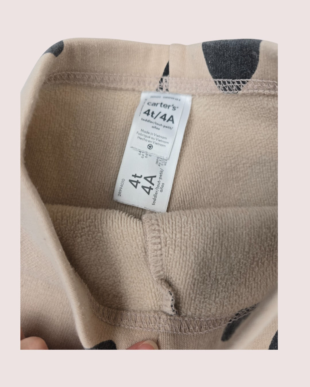 Carter's heart print leggings 4t