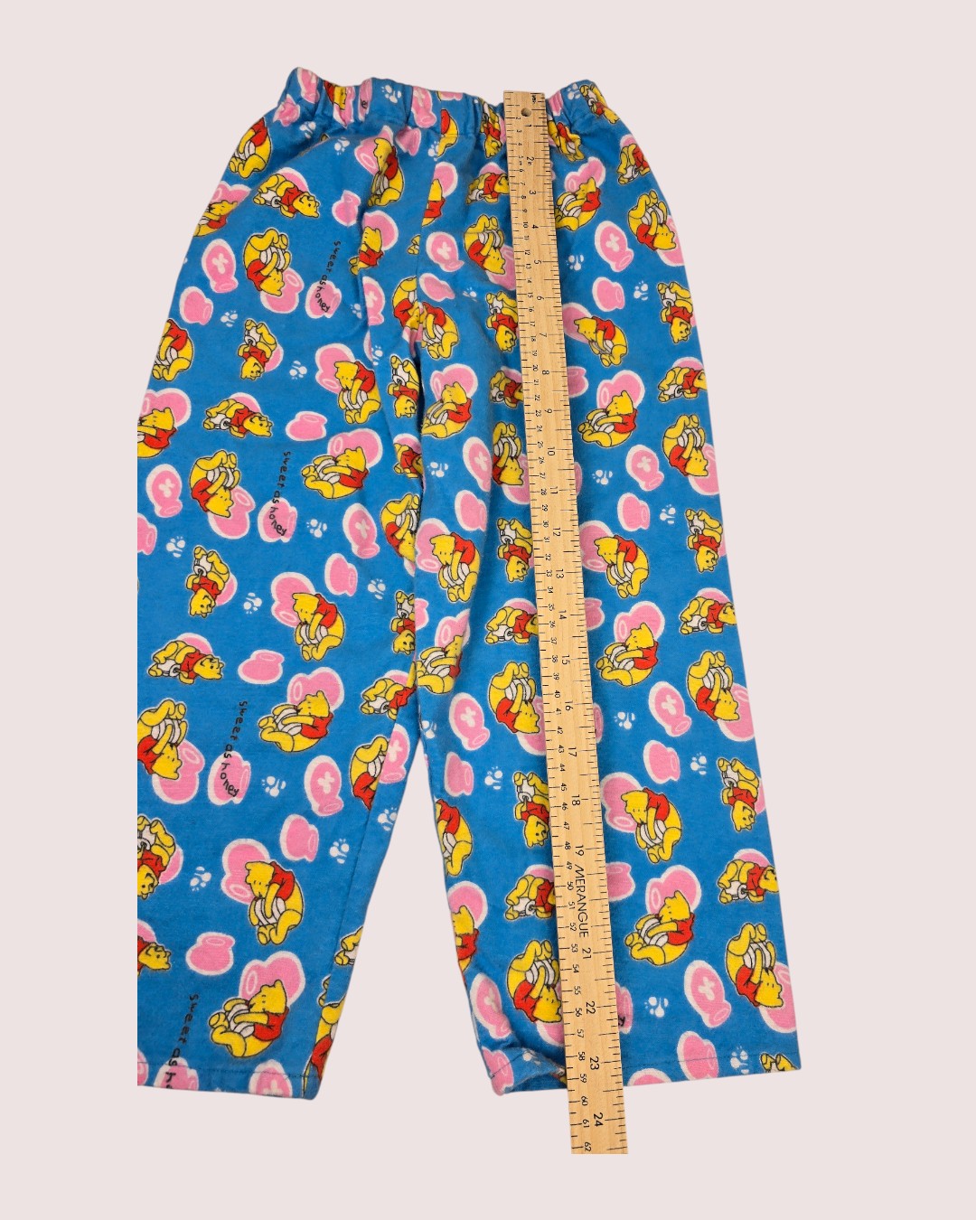 Handmade Pooh flannel pj set Approx 2-3T