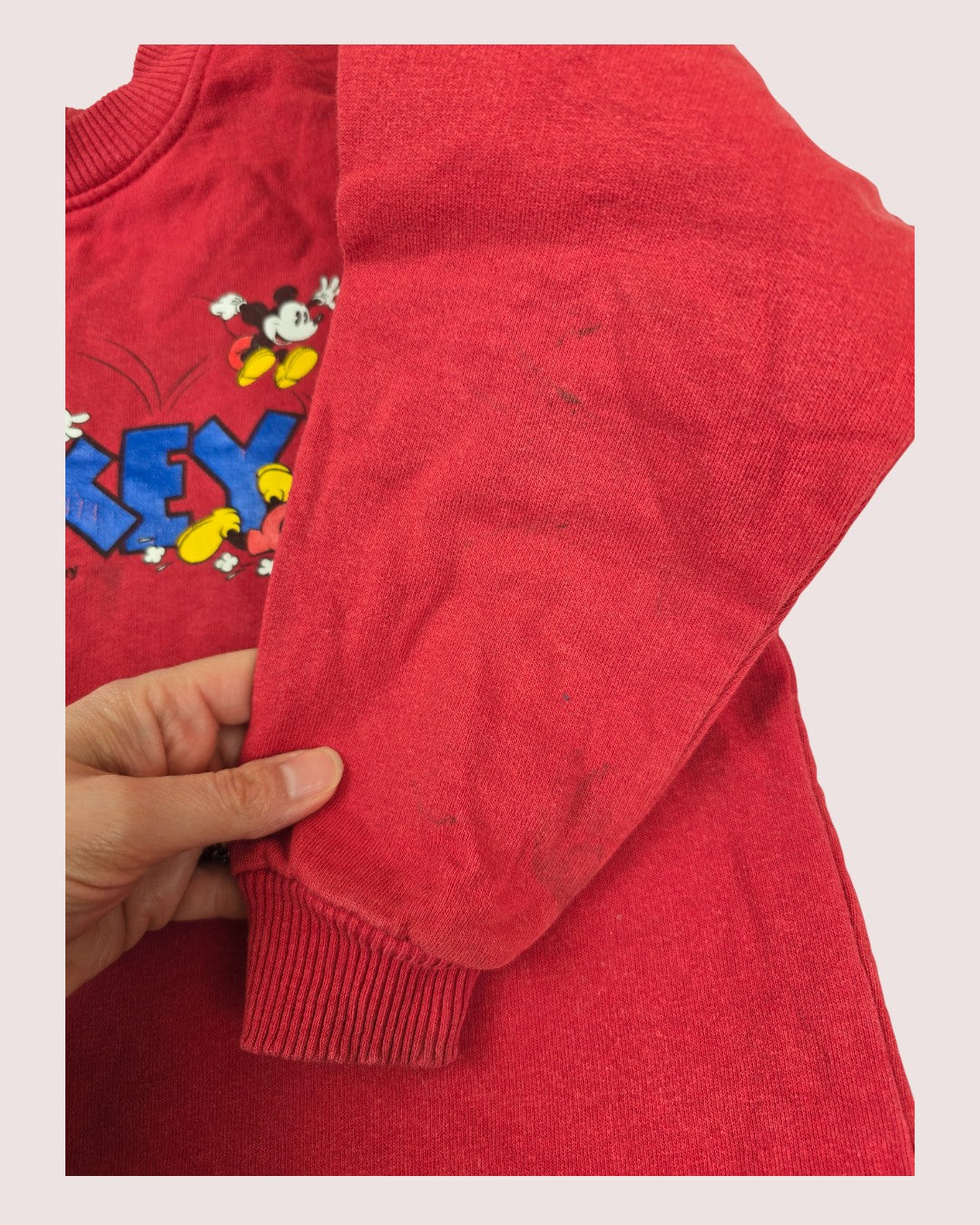 Vintage Mickey crewneck Tagged 6T