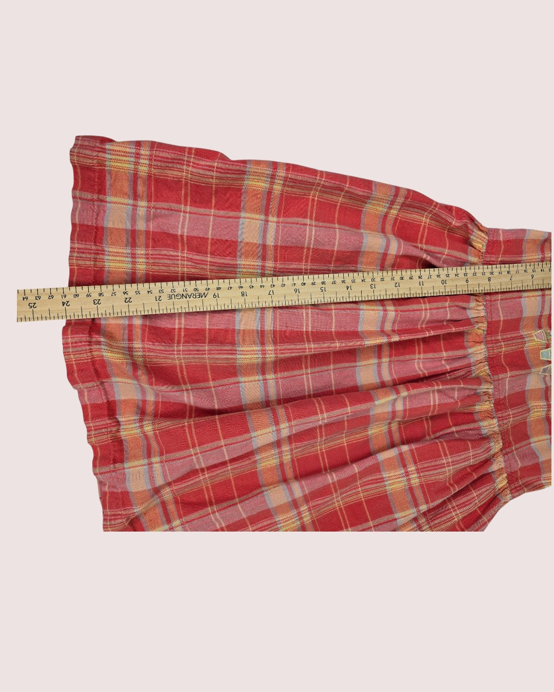 Vintage Sears Kids madras dress Tagged 6-6X