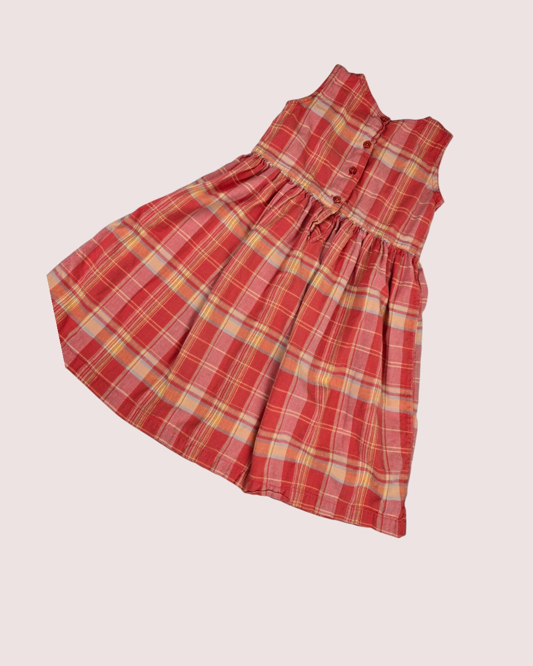 Vintage Sears Kids madras dress Tagged 6-6X