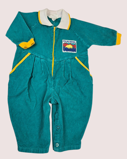 Vintage Eaton corduroy boilersuit 12m