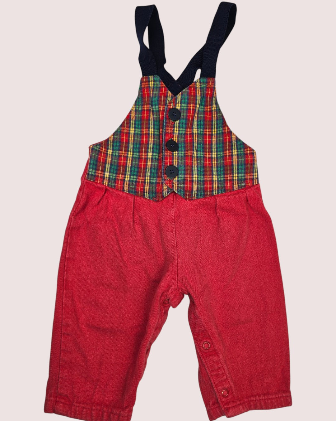 Vintage Oshkosh suspender pants 6/9M