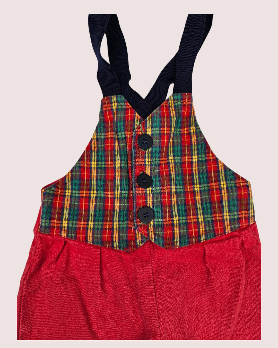 Vintage Oshkosh suspender pants 6/9M