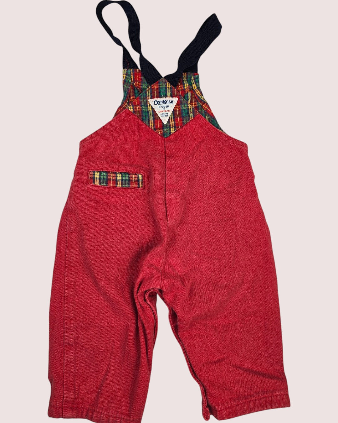 Vintage Oshkosh suspender pants 6/9M