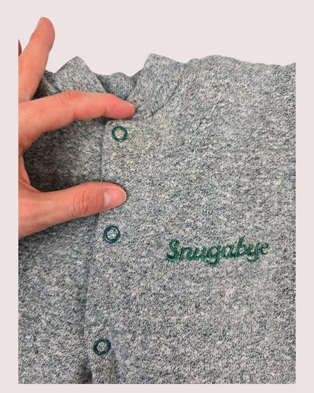 Vintage Snugabye green sleeper Tagged 14lb