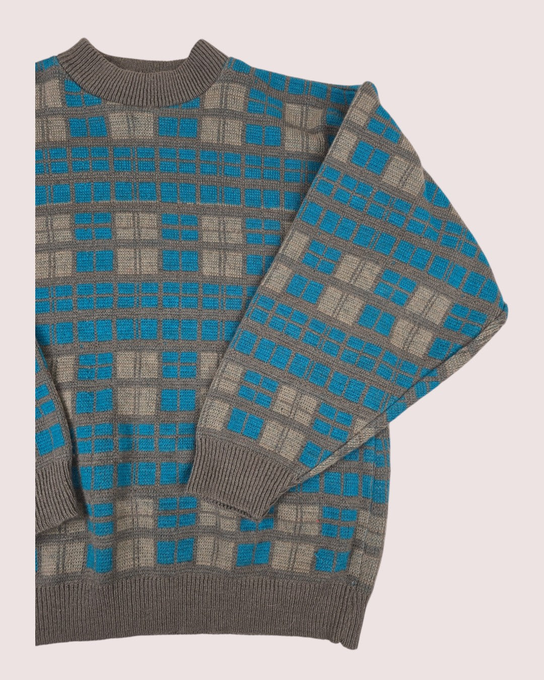 Vintage acrylic knit sweater Approx 6-8Y