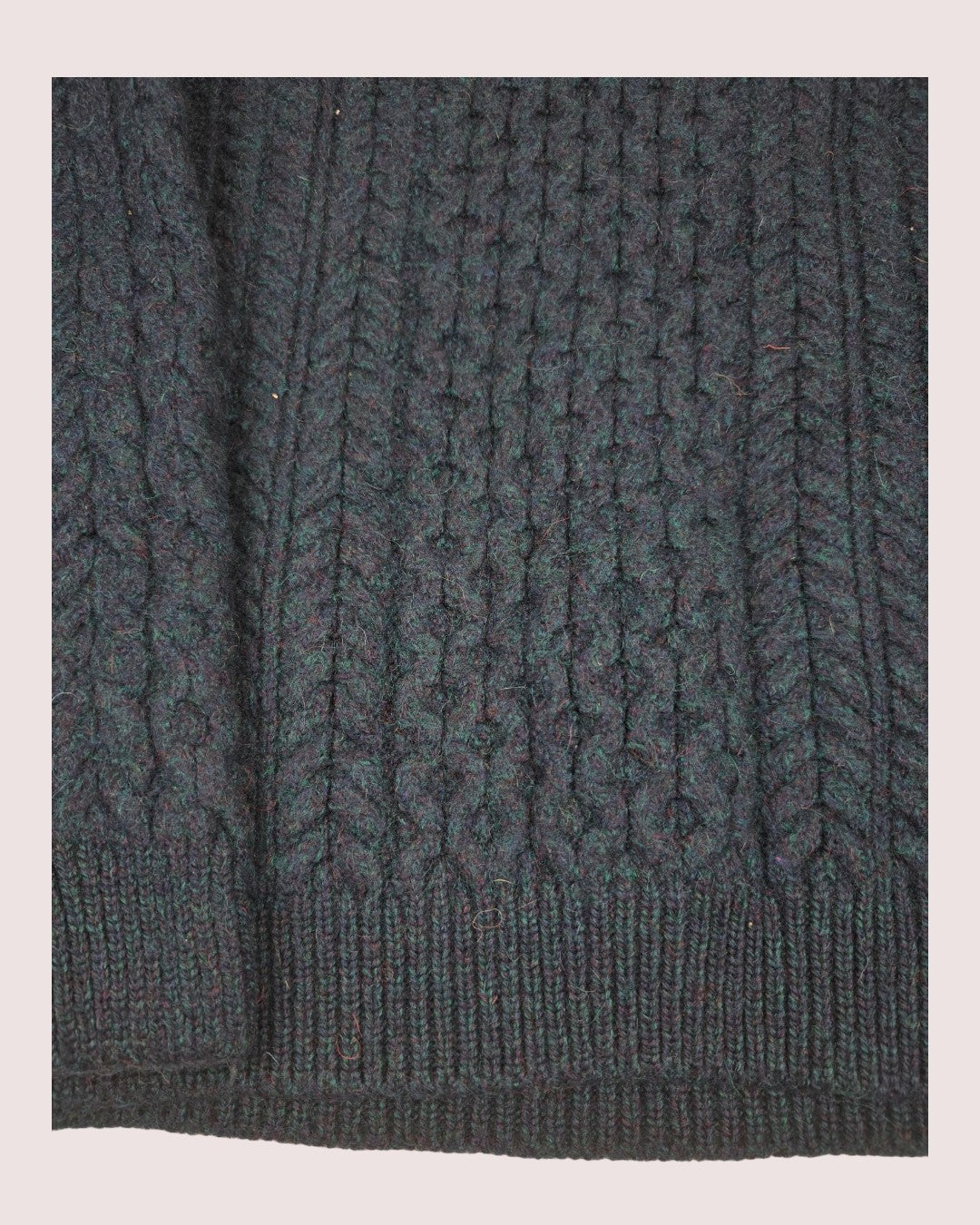 Aran mills fisherman cable knit sweater 6-8Y