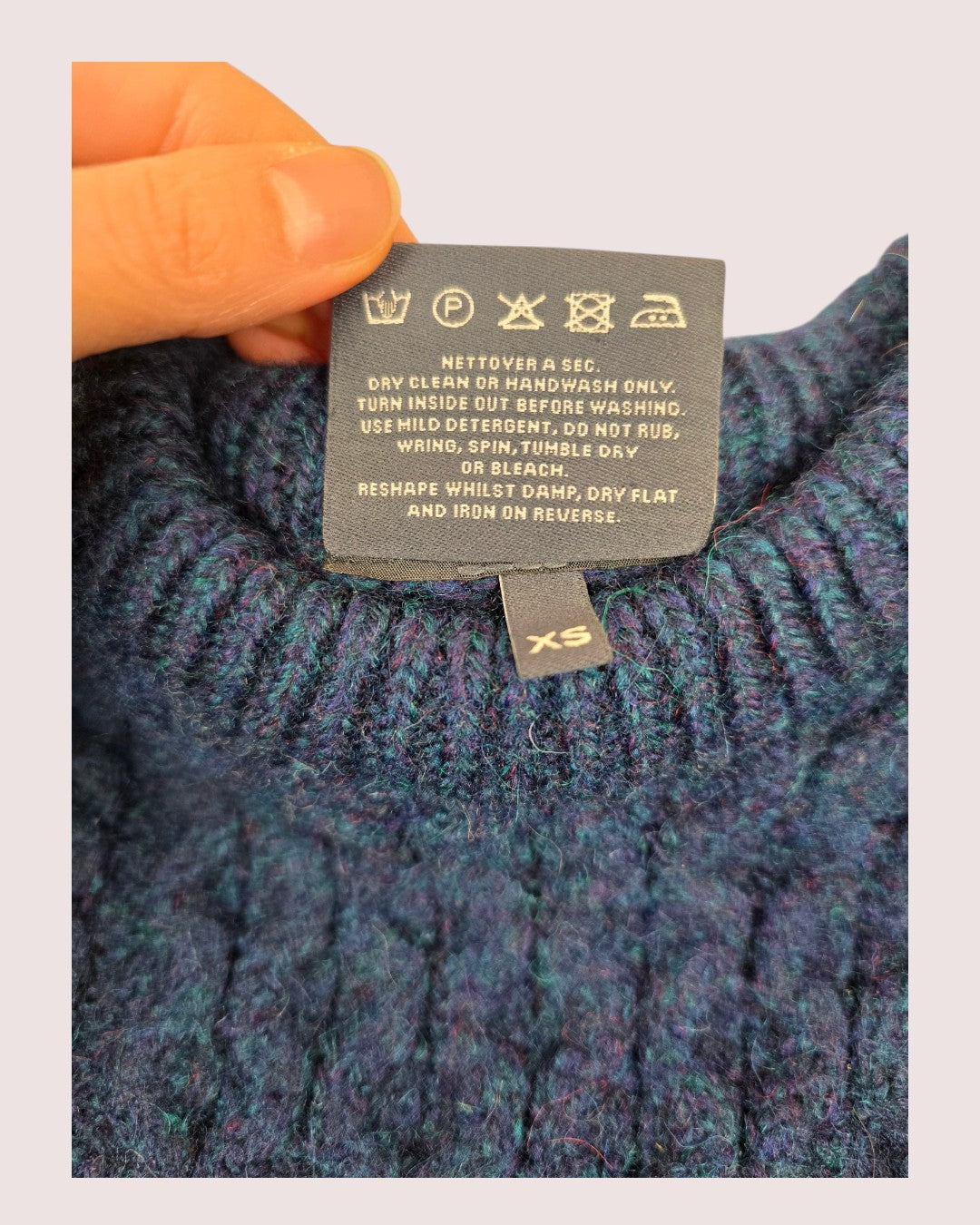 Aran mills fisherman cable knit sweater 6-8Y