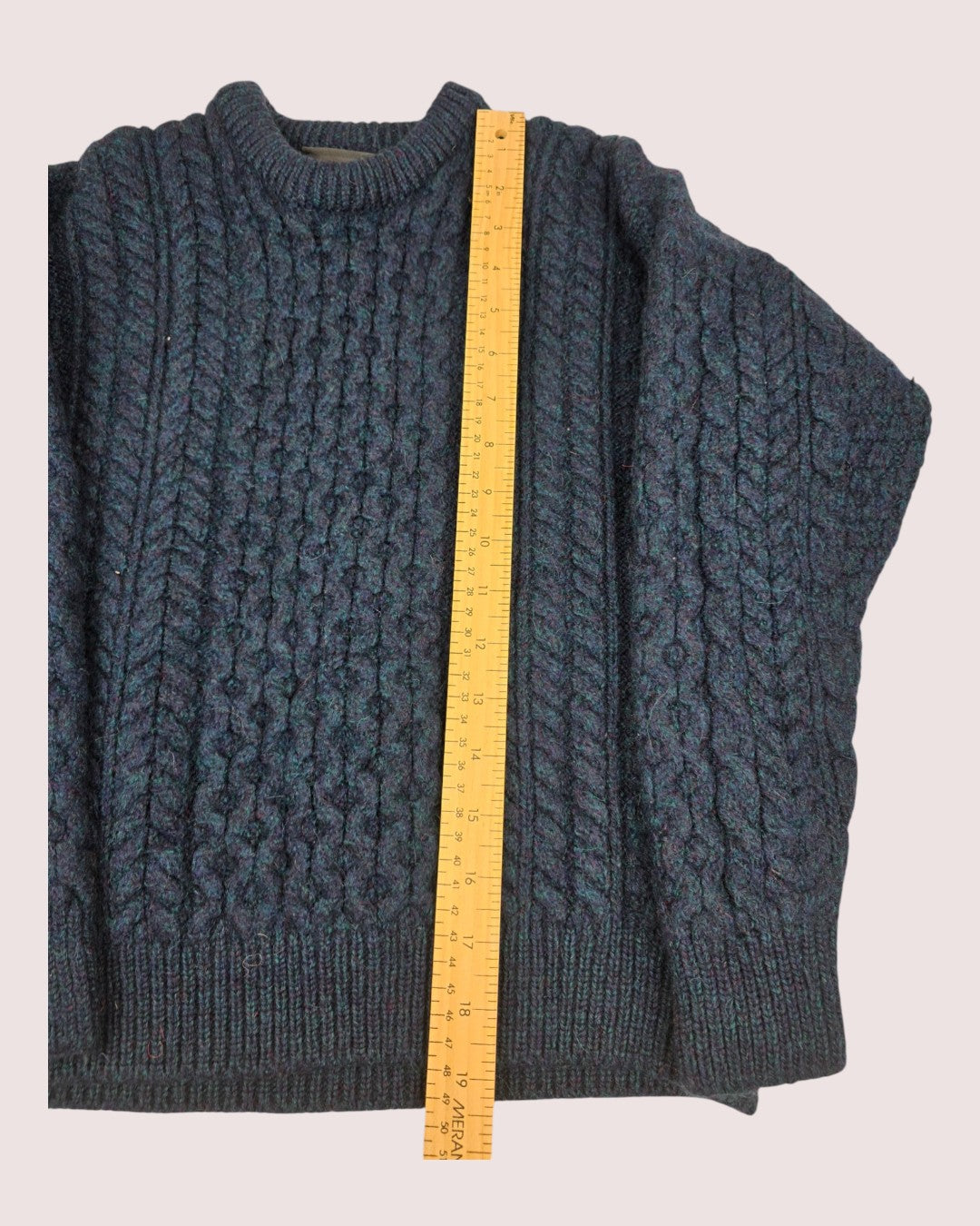Aran mills fisherman cable knit sweater 6-8Y