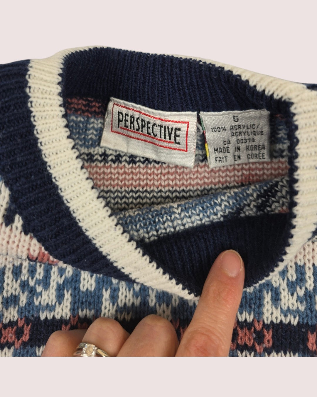 Vintage acrylic knit best for 3-4T
