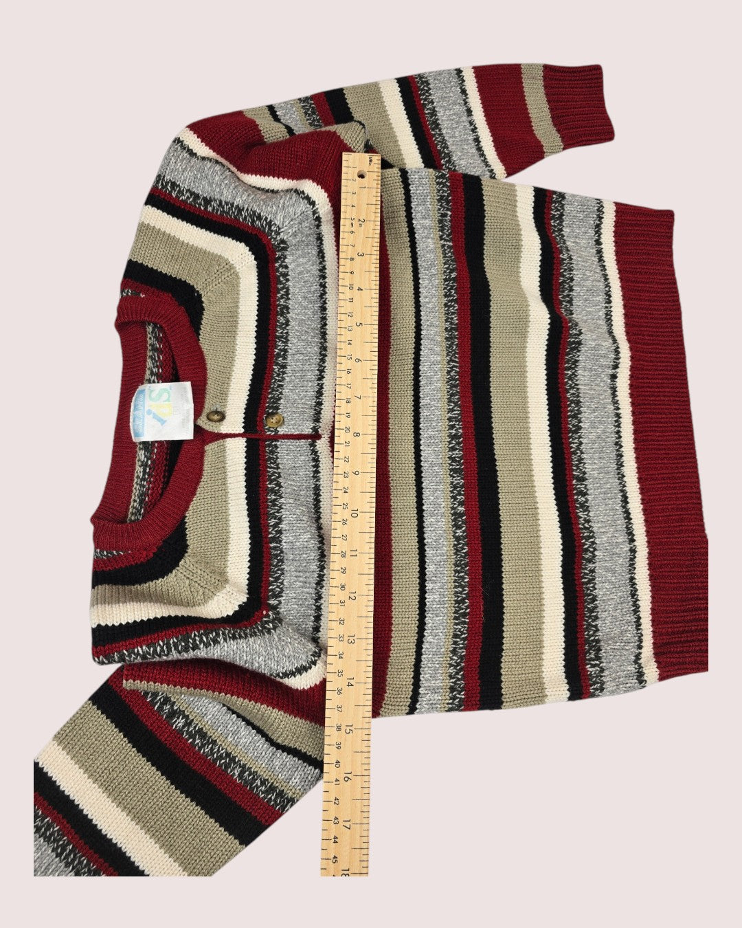 Vintage Sears acrylic knit striped sweater best for 4-5T