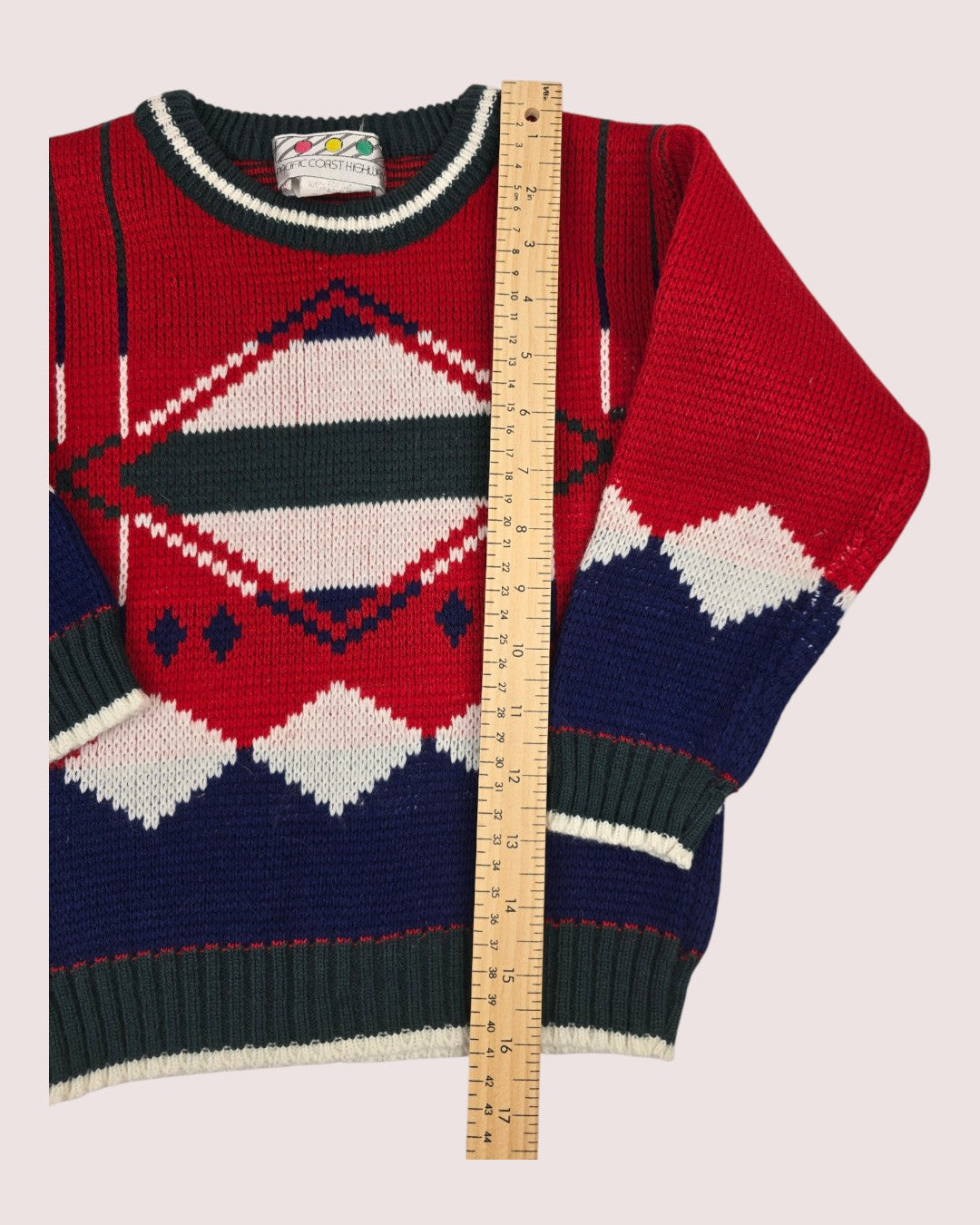 Vintage Pacific Coast acrylic knit sweater best for 4-5T