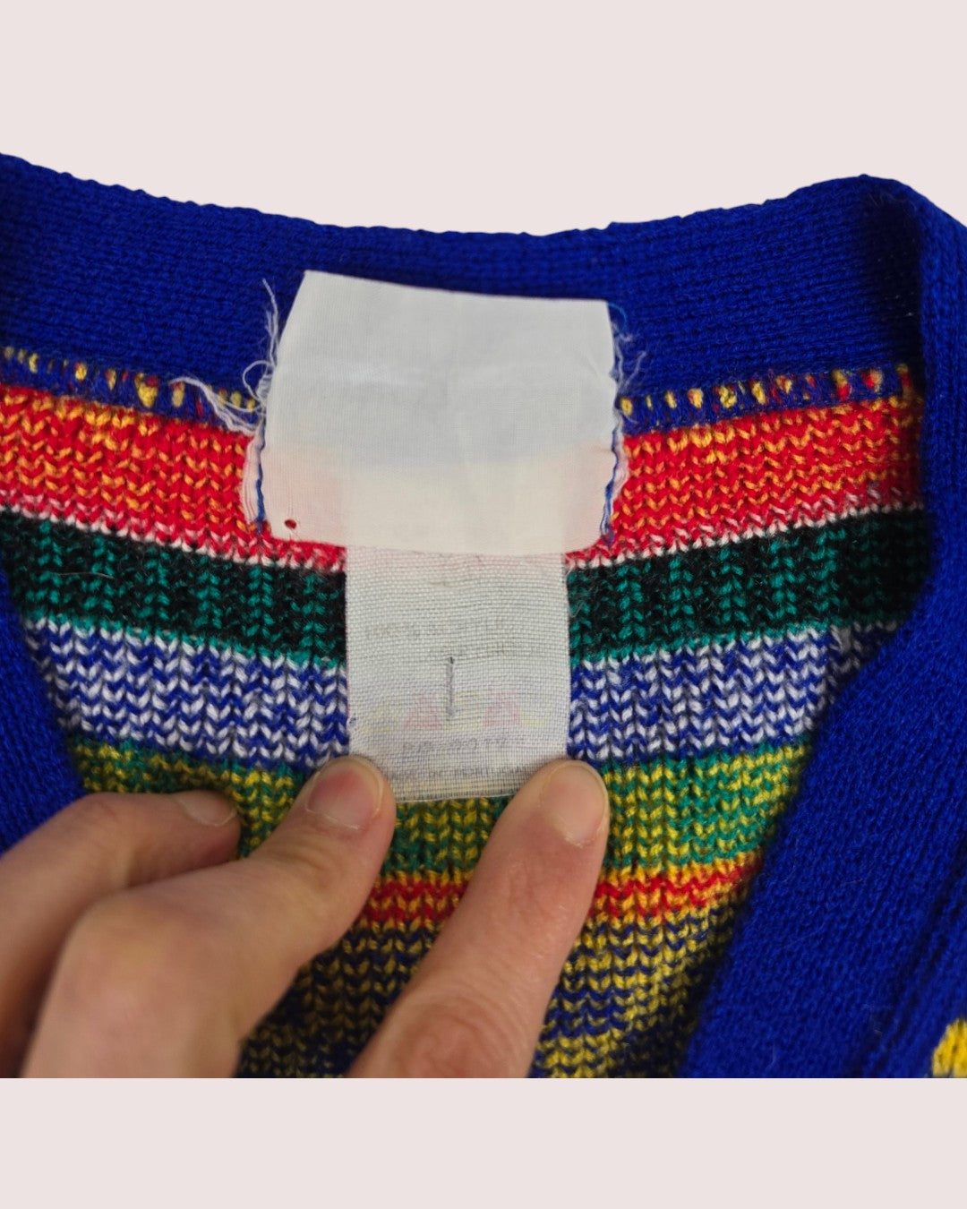 Vintage acrylic knit cardigan best for 4-5T