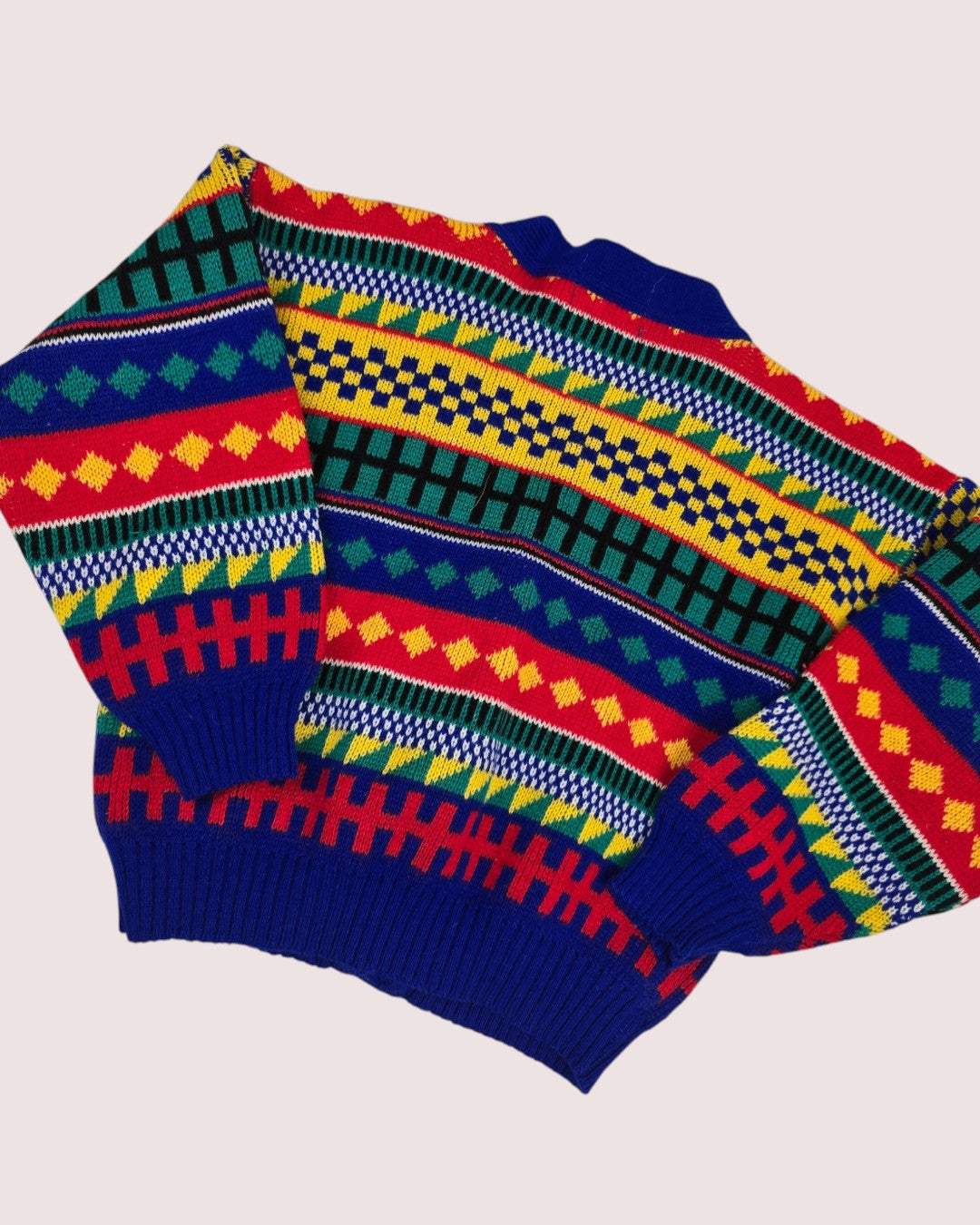 Vintage acrylic knit cardigan best for 4-5T