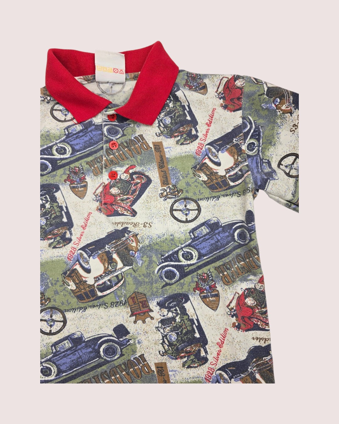 Vintage roadster polo tee Tagged 6x