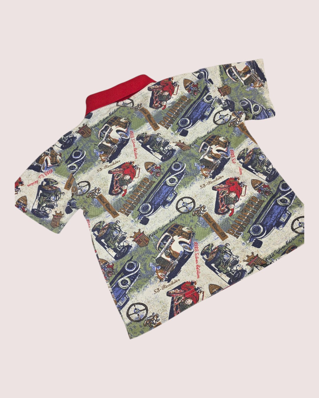 Vintage roadster polo tee Tagged 6x