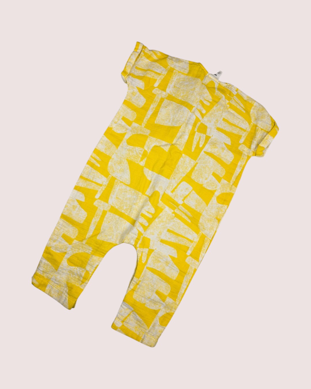 Open Edit abstract print romper 12m