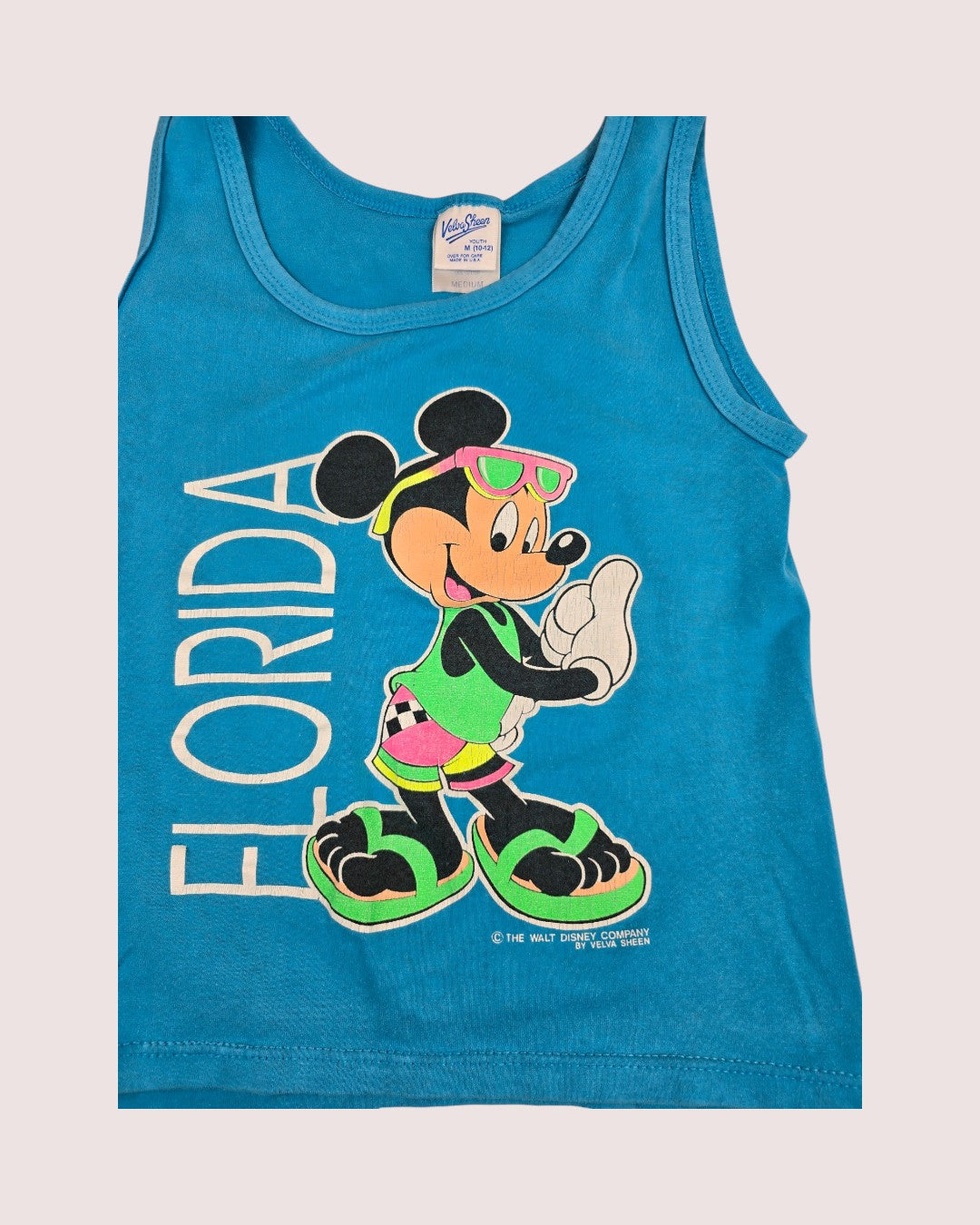 Vintage Mickey tourist tank Best for 8-10