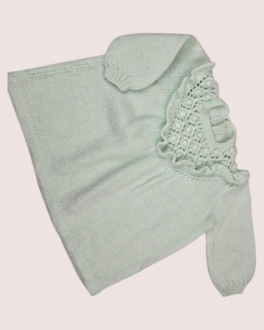 Pale green knit 2-3T