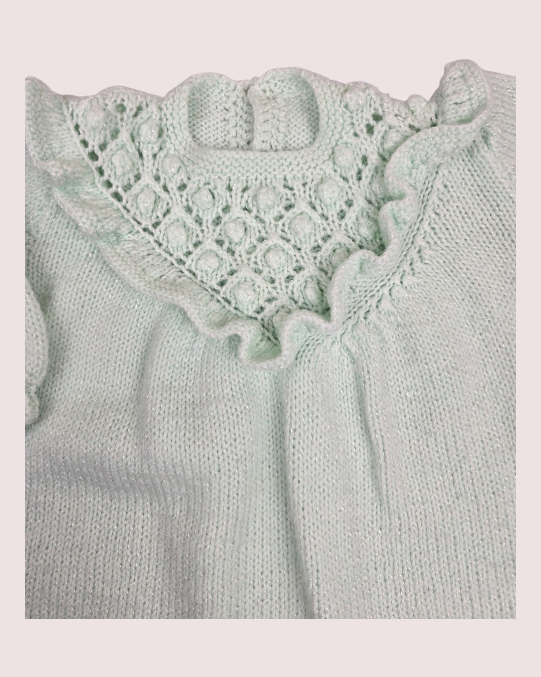 Pale green knit 2-3T