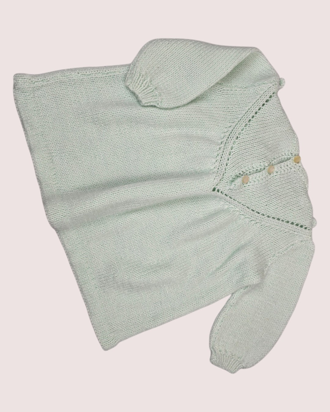 Pale green knit 2-3T