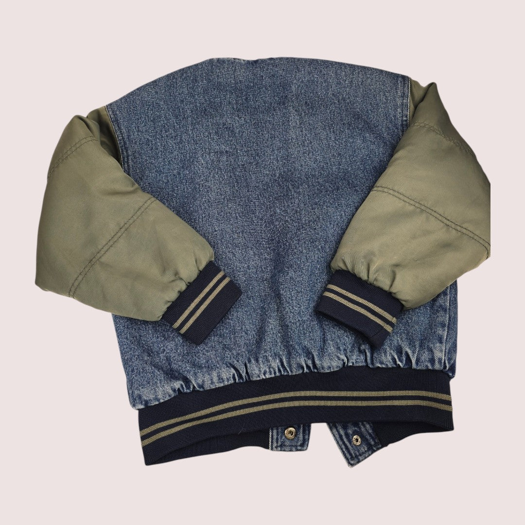 Vintage denim varsity jacket Youth S