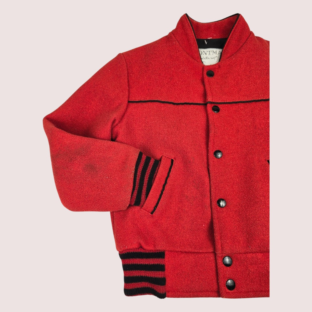Vintage wool baseball jacket approx 8-10Y