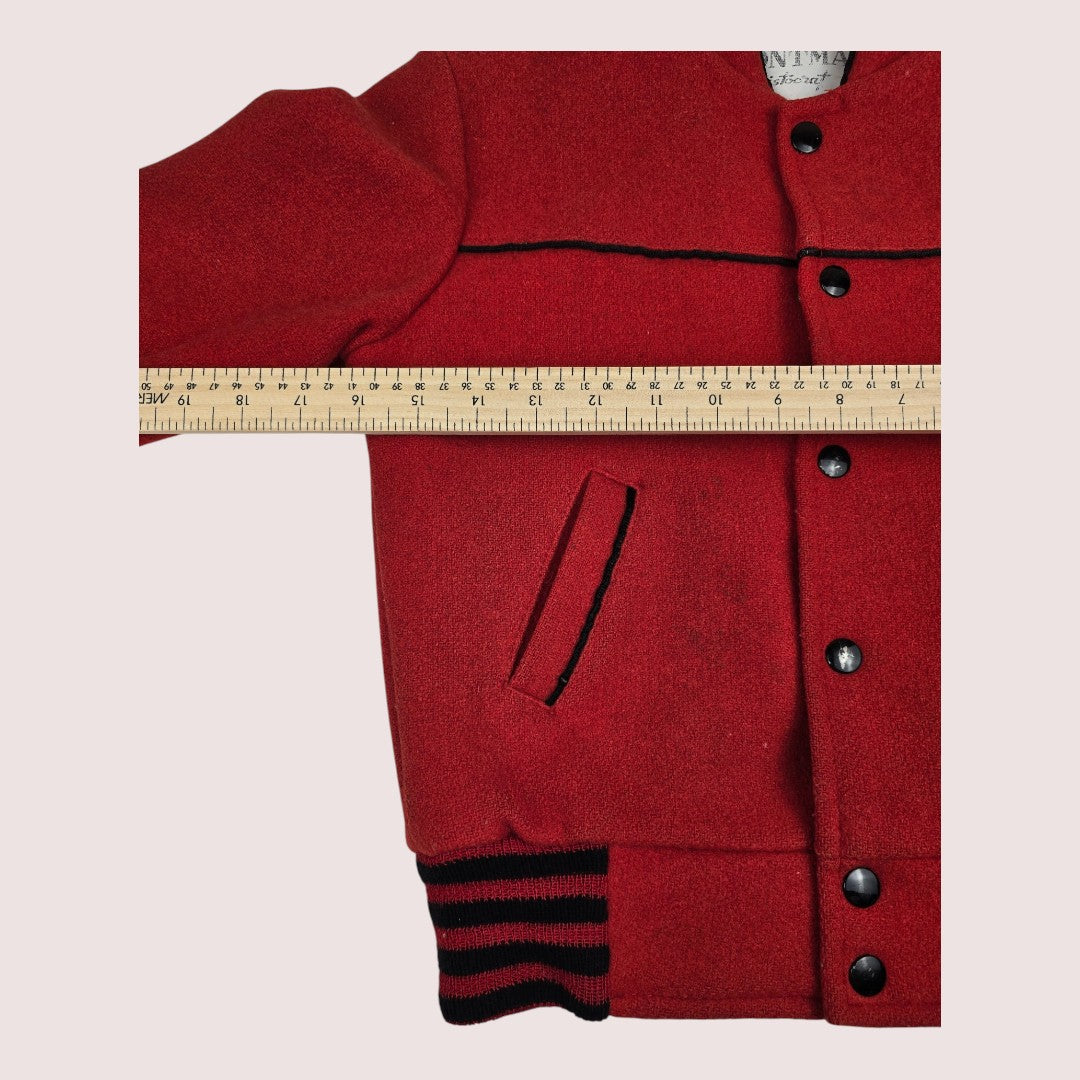 Vintage wool baseball jacket approx 8-10Y