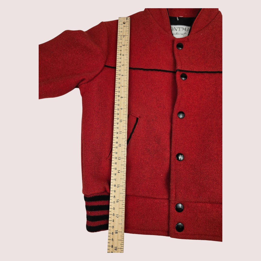 Vintage wool baseball jacket approx 8-10Y