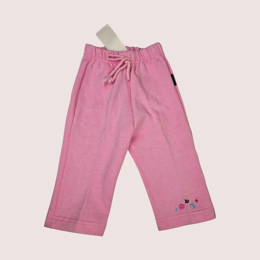 Deadstock sweats with floral embroidery fits like 2T