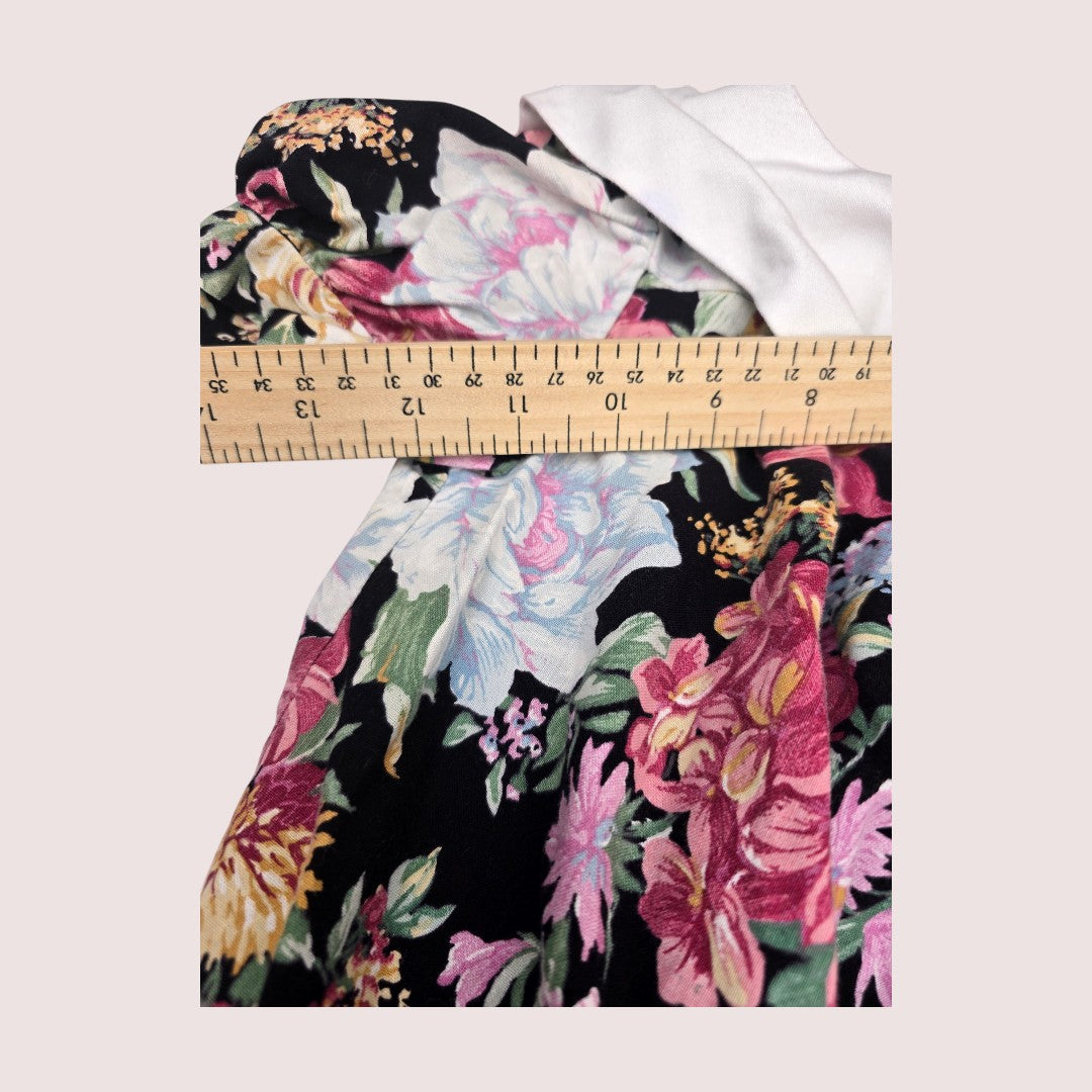 Vintage Bonnie Jean floral dress 18-24m