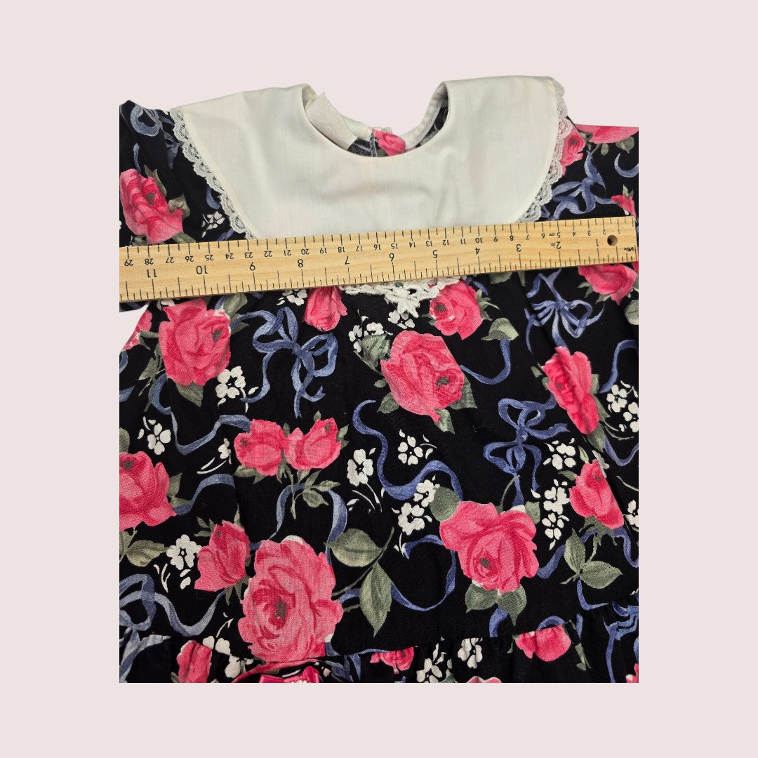 Vintage Sears Baby floral dress 12m