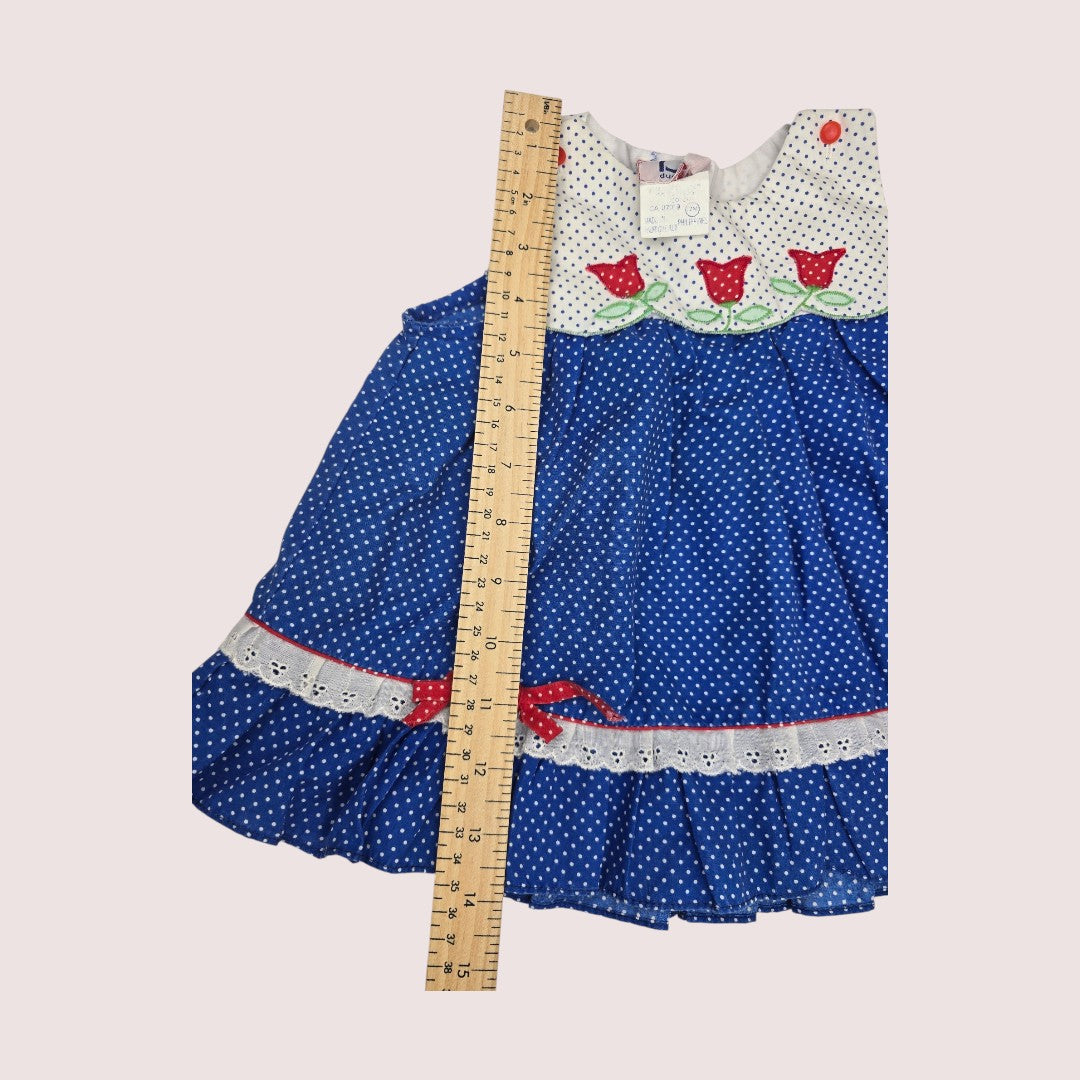 Vintage Dumon tulip dress 12m