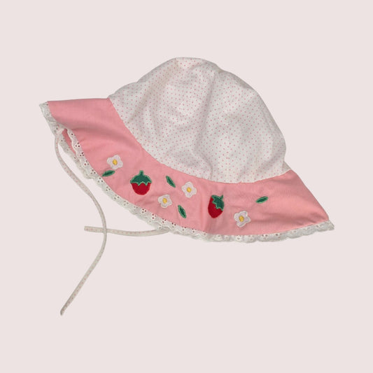 Vintage strawberry hat 18-36m