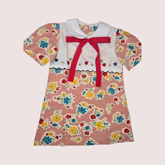 Vintage floral dress 2-3T New without tags