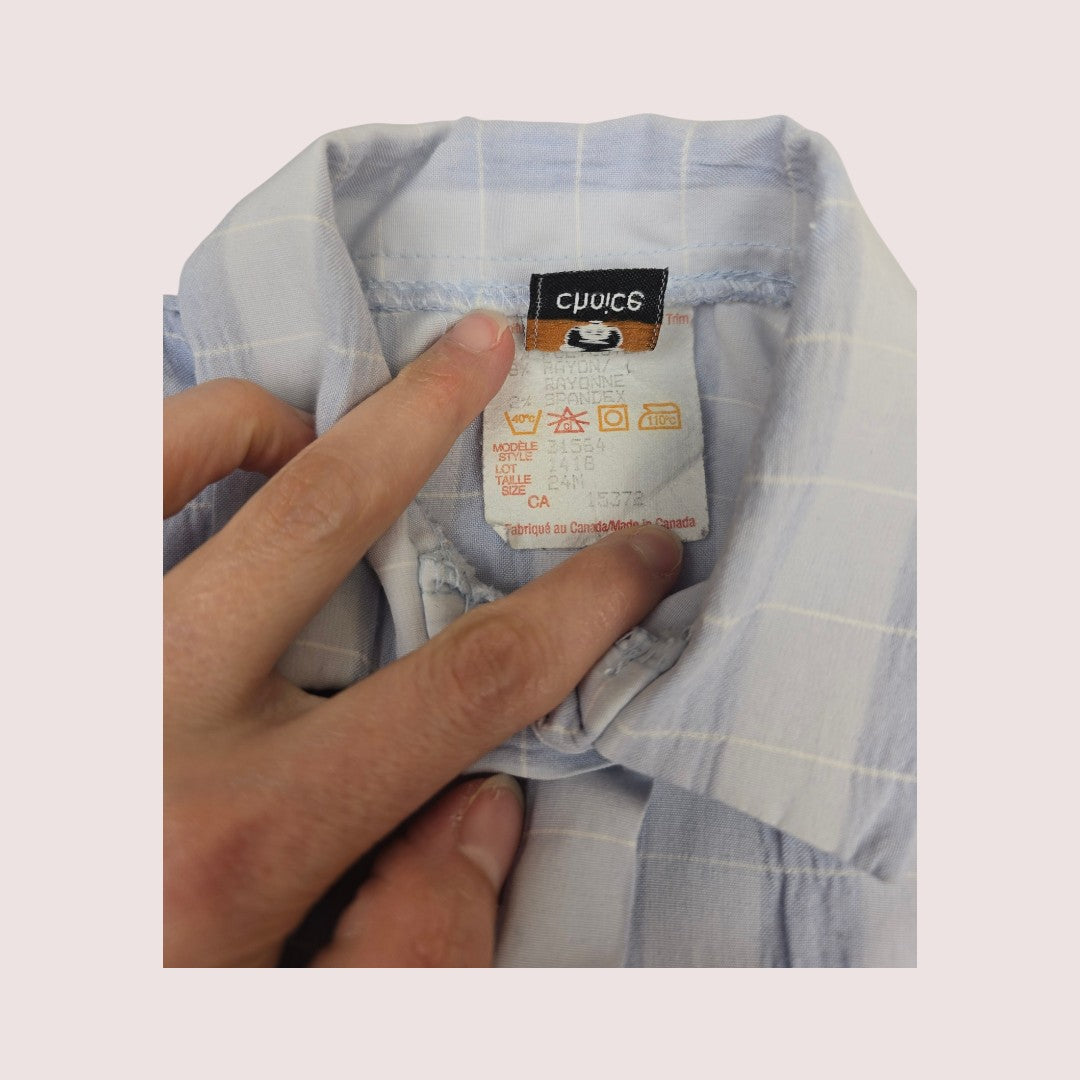 Vintage Teddy's Choice cap sleeve tee 24m
