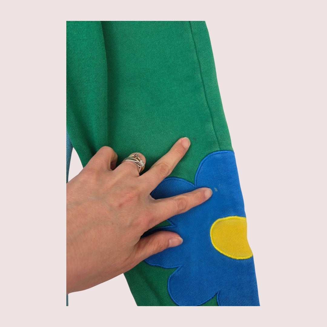 Mini Boden floral sweatpants 6Y