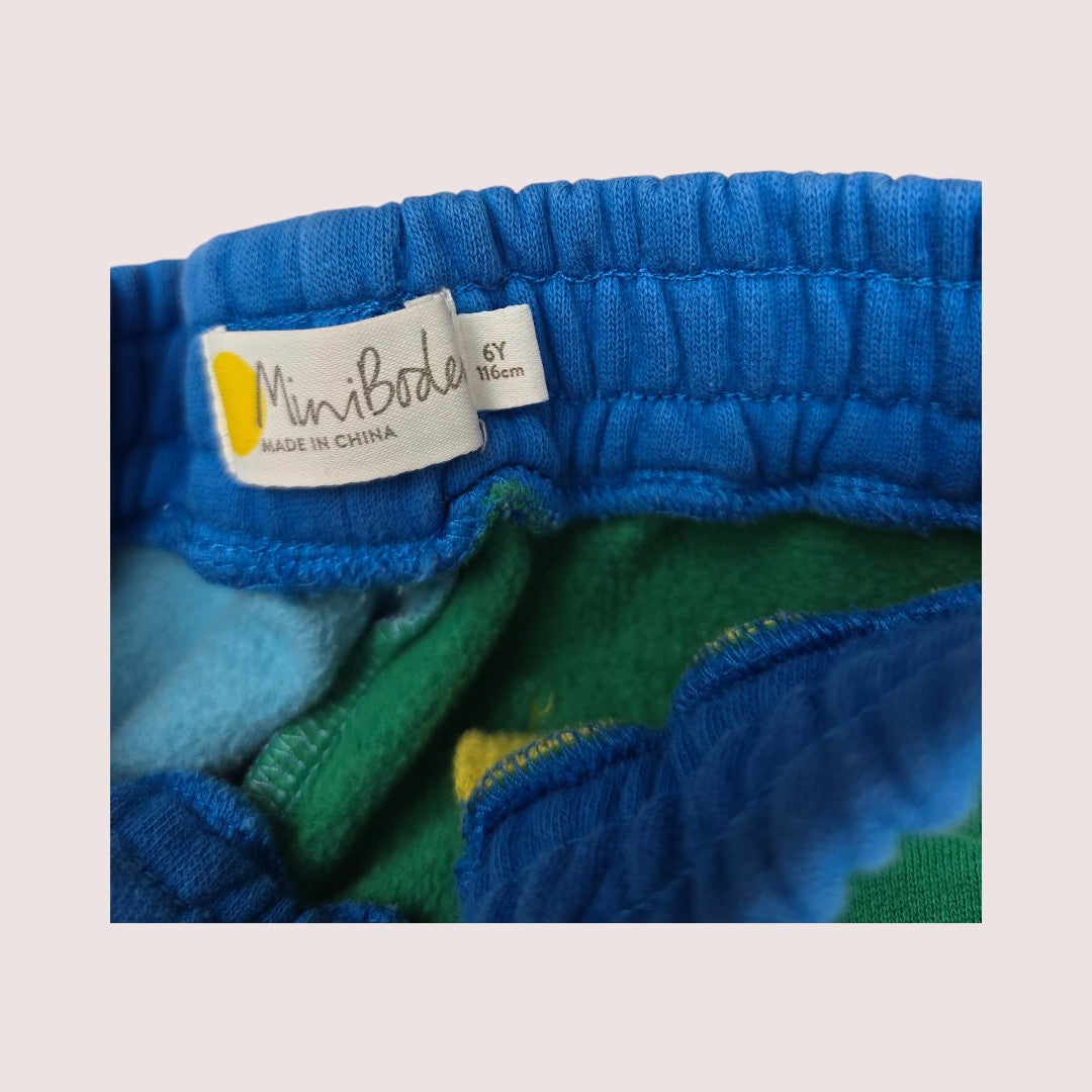 Mini Boden floral sweatpants 6Y