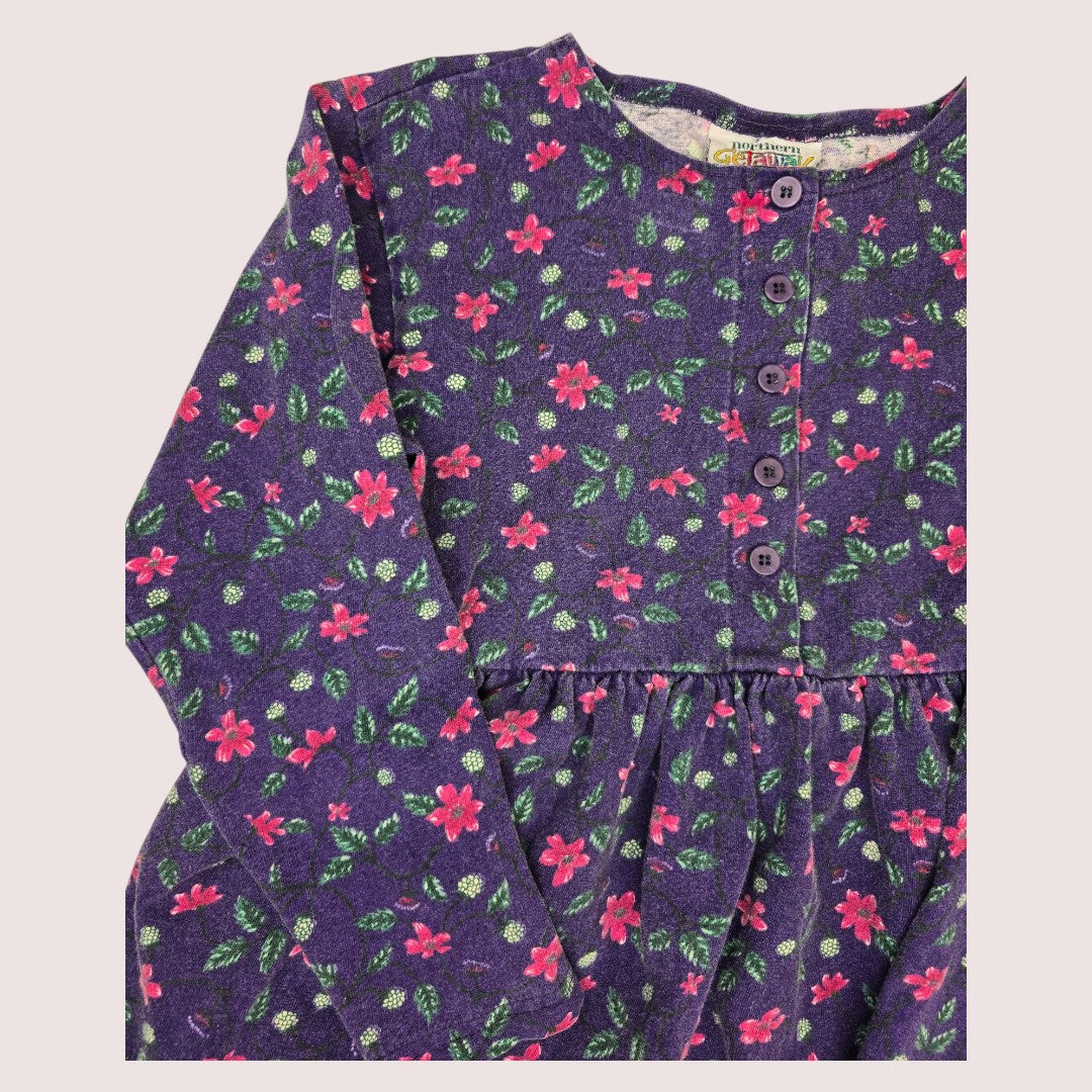 Vintage Northern Getaway floral dress Youth S