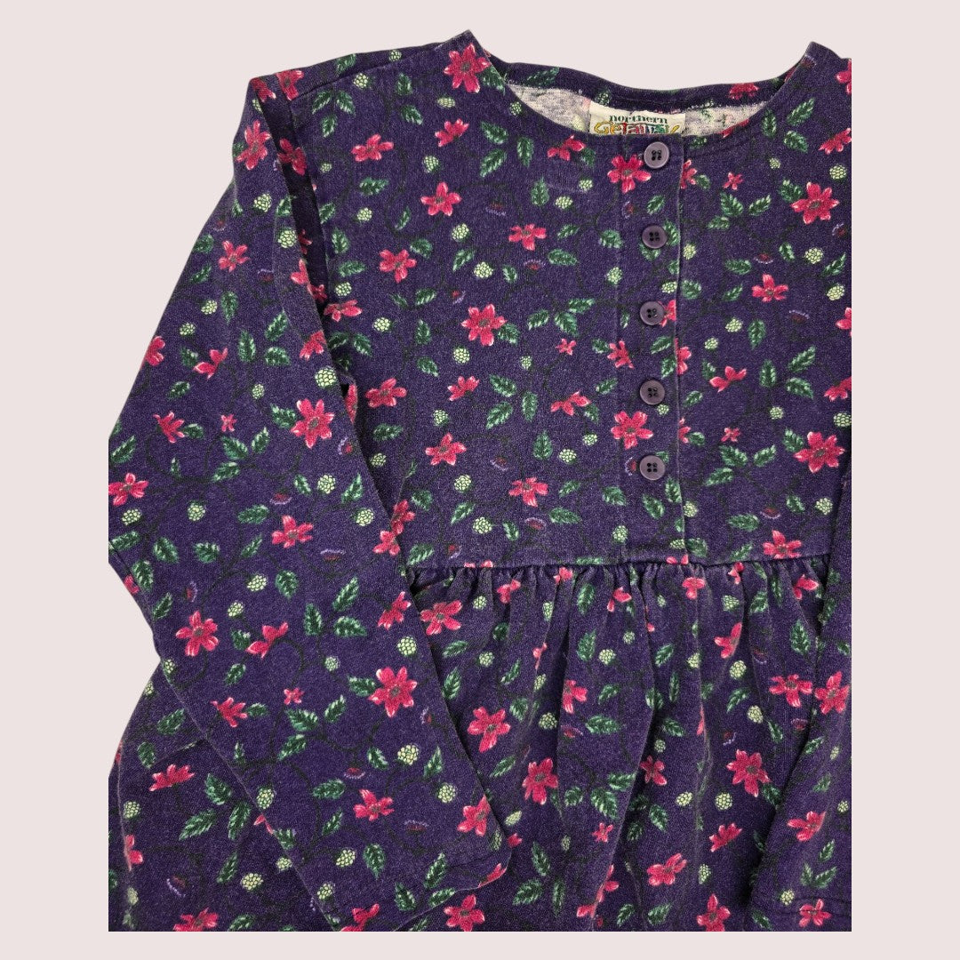 Vintage Northern Getaway floral dress Youth S