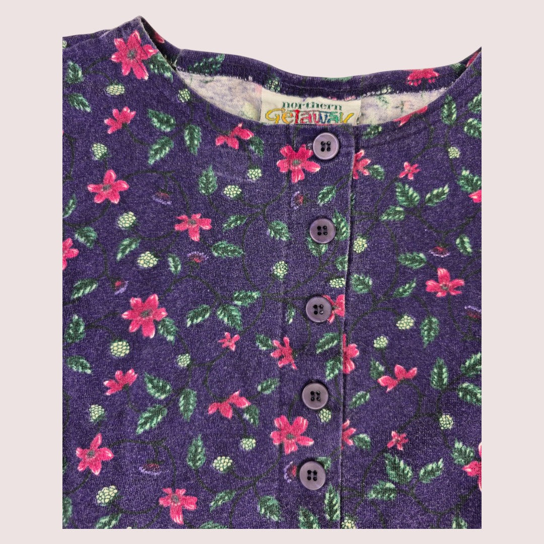 Vintage Northern Getaway floral dress Youth S
